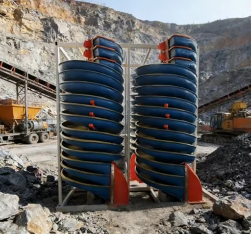 Gravity Concentration Equipment PLC-Controlled ISO Certified for Gold Chrome Zircon Sand High Efficiency Spiral Separator for