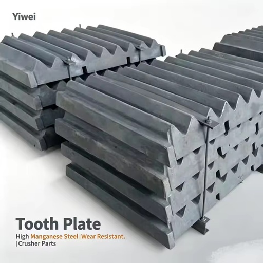 High Manganese Casting Jaw Plate Spare Parts for Ore Mining Jaw Crushers Movable Fixed Quarry Mn13Cr2 1 Year