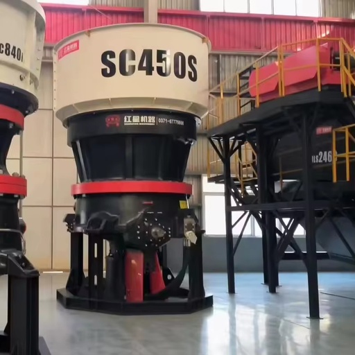 SC450S Single Cylinder Hydraulic Cone Crusher Crusher Machine Max Gold Set Ball Motor Training Power Models Sales