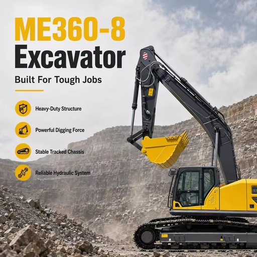 High Performance 36 Ton Crawler Excavator Hydraulic Excavator for Mining Earth Moving Projects