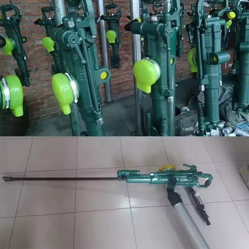 YT28 Low Noise Manual Rock Drill Handheld Pneumatic Jackleg New Rotary Drilling Rig for Ore Core Drilling