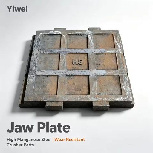 High Manganese Steel Casting Super Jaw Crusher Spare Parts Jaw Plate Stone