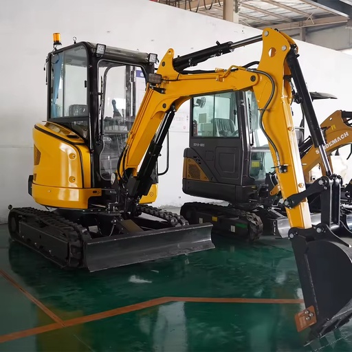 CT16-B4L 1.73Ton Mini Digger High Flow 50.6L/min 16.2KN Bucket Force 2110mm Depth 25Mpa 665mm Swing Mining Support