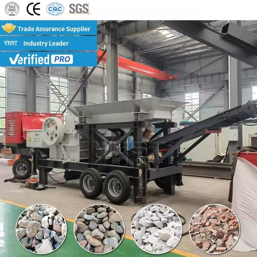 High Quality 50-100tph Portable Wheel Type
