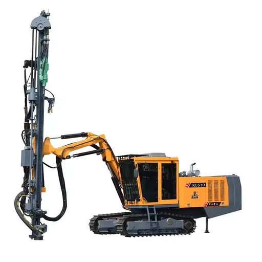 KL510 Full-Hydraulic Integrated DTH Drill Rig With Cab & Built-in Air Compressor for Open-pit Mining & Construction