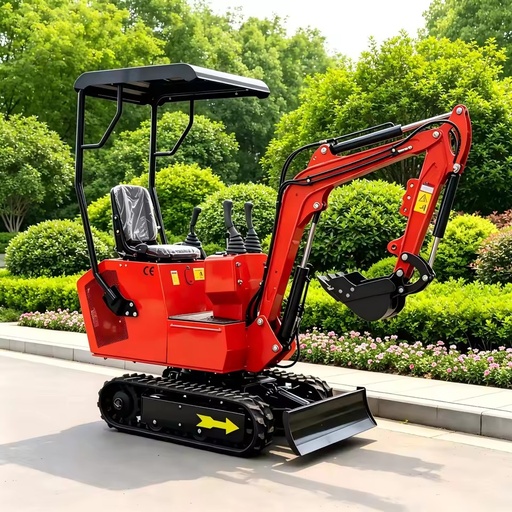 CE Certified 1Ton Crawler Mini Digger Machine for Garden Farm Construction Work Mini Excavator