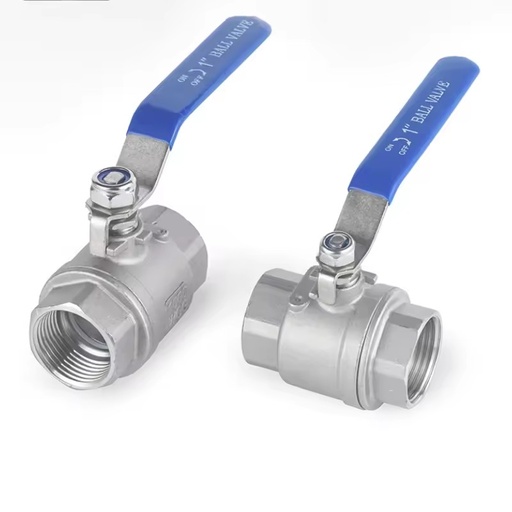 Factory Stainless Steel SS304 SS316 NPT L T Types 3/8" 1" Inch Wog Valve Full Port Thread Ball Valve Ball