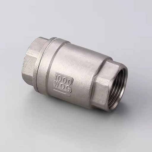 304 Stainless Steel H12 Vertical Check Valve Lift Type Threaded Reverse Stop Valve Water Pipe Household One-Way Valve Multi-DN