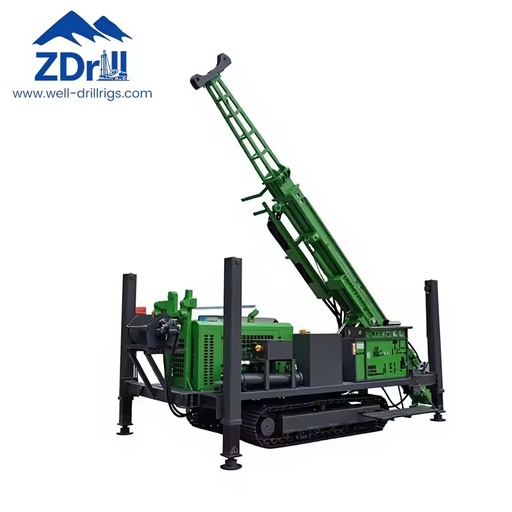 600m Depth Hydraulic Rotary Crawler Mounted Diesel Engine Deep Hole Borehole Machine Professional Mining Drilling Rig