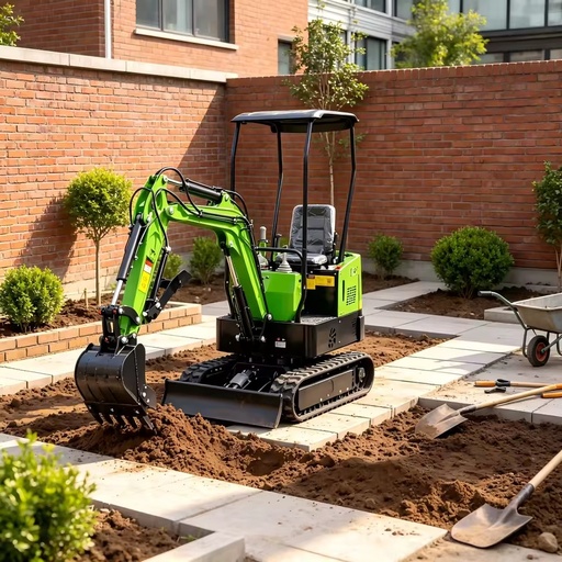 Small Crawler Digger Hydraulic Digging Machine Farm Construction Mini Digging Equipment EC-10B Mini Excavator