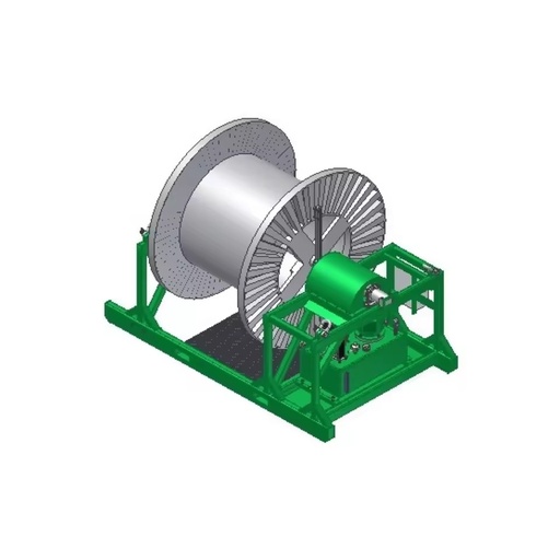 Hydraulic Spooling Unit ATEX Certified Equipped With Shaft D95mm Max Torque 1600 Nm Max Load Capacity 15ton