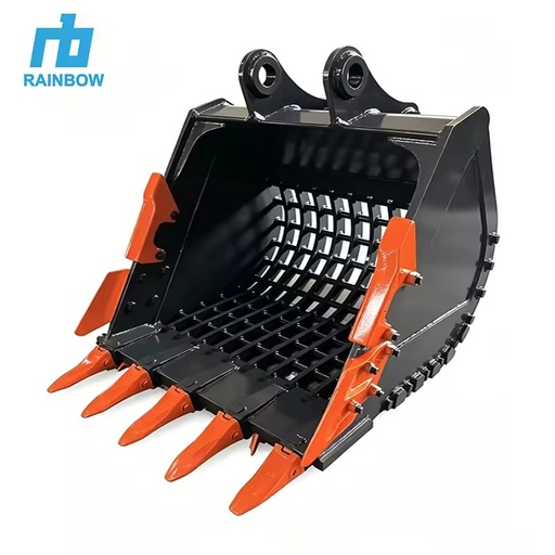 RB Bucket South America Mining Ore Pre-Processing Screening Bucket OEM Q460 Wholesale CE ISO SGS Heavy Sieve
