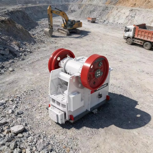 Stationary Jaw Crusher AC Motor for Stone Crushing Mining Concrete Recycling High Efficiency Energy Saving Bearing Gear