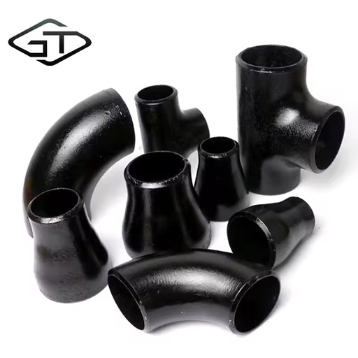 1/2 Inch 3/4 Inch Black Cast Iron Pipe Fittings 45 90 180 Degree Lr Sr Seamless Elbow Cross Tube and Other Straight Three-way