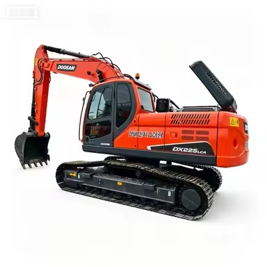 High-Quality Used Doosan DX225LCA Excavator, Ideal for Earthmoving & Mining Work