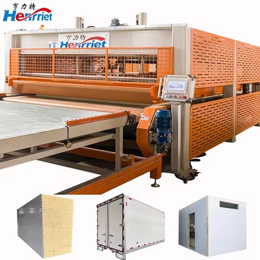 Production of MDF Board Magnesium Oxide Boards 80 Pressure Automatic Conveying Sandwich Panel Machine Production Line