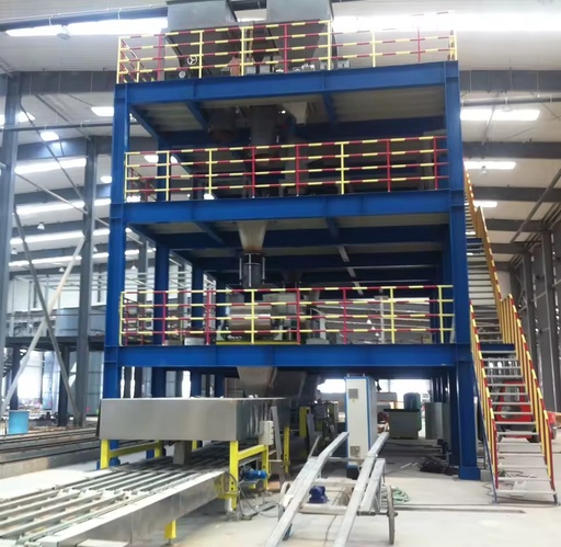 Automatic Glass Magnesium Board Production Line with Engine High Safety Waterproof & Fireproof 4500 Pcs/Day Capacity