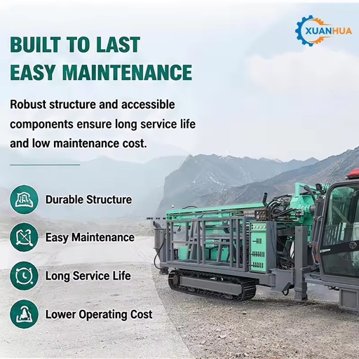 XHRC500-D Automatic Feeding Rock Mining Machine Hydraulic Crawler Tunnel With Cab