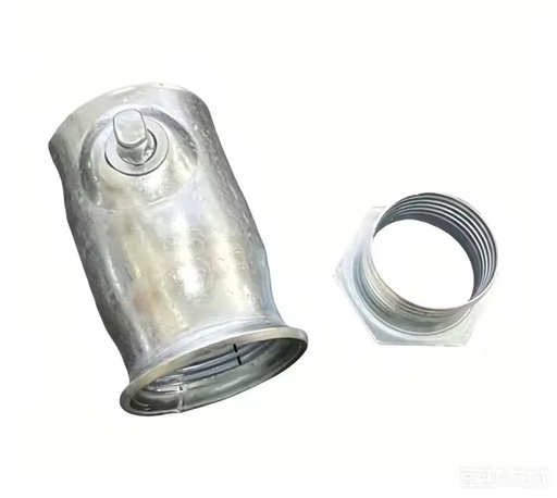 Spin-on Type Metal Conduit Box Connector, Galvanized Iron Box Coupling, Screw-in Lock Nut for Electrical Wiring