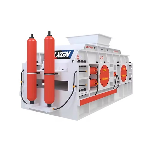 Max.300t/h Adjustable Energy Saving Double Roll Crusher for Mine Ore Crushing and Gravel Making Work