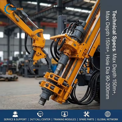 XHRC500 Hydraulic Automatic Feeding Mining Underground Rock Drilling Machine