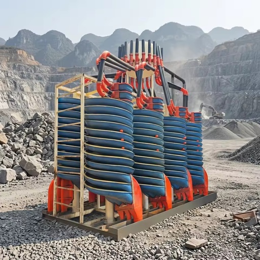 High Recovery Spiral Gold Separator Gold Mining Equipment Mineral Processing Spiral Chute for Placer Gold