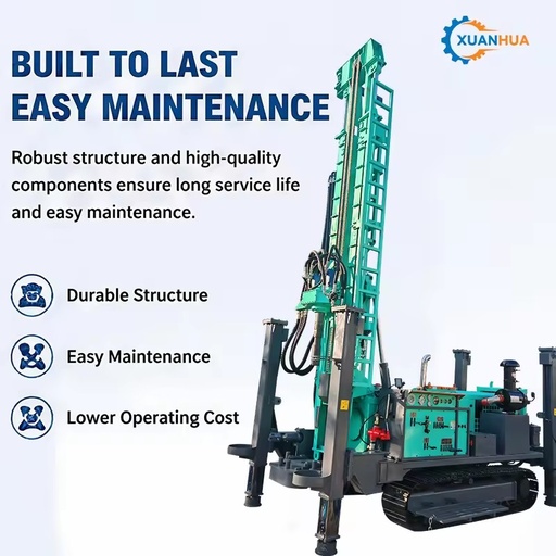 XHRC500 Tunneling Drilling Machine Hydraulic Rock Crawler Mining Underground Tunnel Water Well Automatic Rotary Blasthole