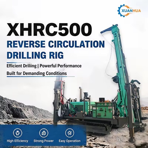 XHRC500 Rock Drilling Rig Hydraulic Crawler Mining Well Underground Tunnel Automatic Portable Full Depth DTH Pneumatic Anchor
