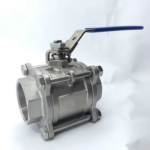 Cf8m Bsp Npt 304 3pcs Ss 3/4 Inch Stainless Steel Ball Valve 1/2 With Lock