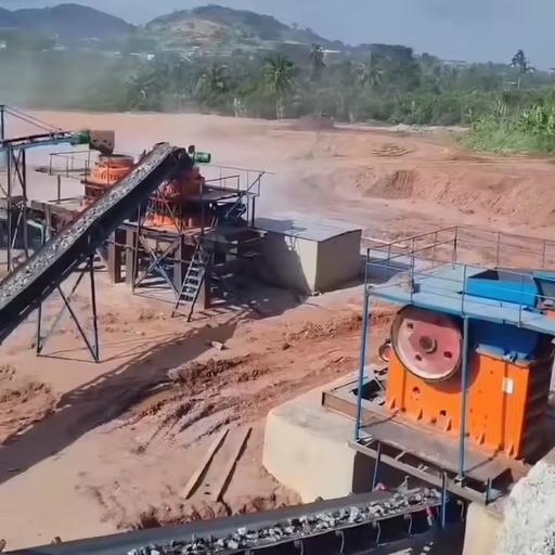 Fixed Stone Crushing Station High Capacity Jaw Crusher Plant for Mining Quarry
