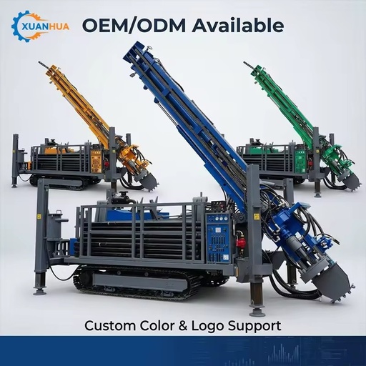 XHRC500 Hydraulic Automatic Feeding Drilling Rig Mining Tunnel Rock