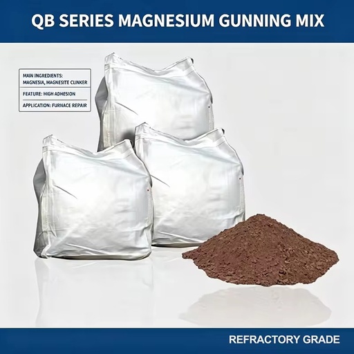 Manufacturer Magnesium Gunning Mix Magnesia Gunning Mass for EAF Slag Line Repair