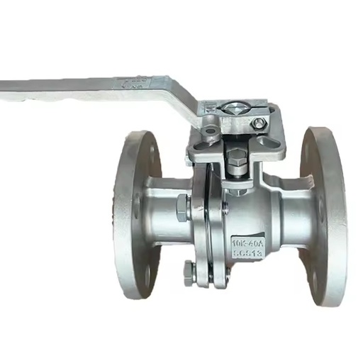 Class150 SS316l CF8 WCB Stainless Steel 2pc Carbon Steel Flange Ball Valves With Mounting Pad