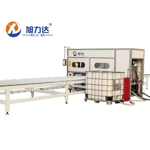 Automatic Loading Magnesium Steel-surface Air Duct Composite Production Line Metal Insulation Board Adhesive Coating Machine