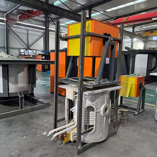 Safe Metal Electric Induction Smelting Furnace 50 Ton 3 Kw Low Cost Magnesium Mineral Making 16 Kg Ferrous