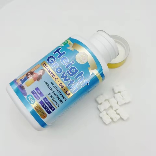 OEM Best Selling Crown Multivitamin Tablet Height Growth Formula Children Enhances Nutrient Absorption Supports Bone Health