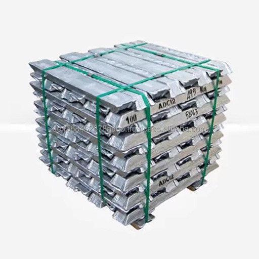 Pure 99.7% & 99.99% Magnesium Alloy Aluminum Ingots A7 A00 ADC12 A360 A380 Manufacturer