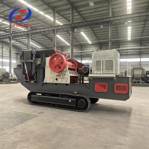 Portable Jaw Stone Crusher Machine with AC Motor & Gear/Bearing for Mining Granite Limestone Rock Processing Max.100t/h Capacity