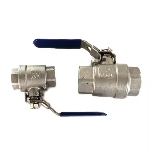 Ss Ball Valve Cf8m 1000wog Price BSP NPT 304 316 2pc Stainless Steel Ball Valve 2 Inch