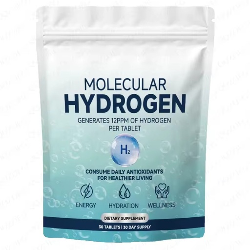 OEM Hydrogen Water Tablets 12 PPM Hydrogen Tablets for Drinking Water -Rich in Antioxidants, Supports Cellular Health