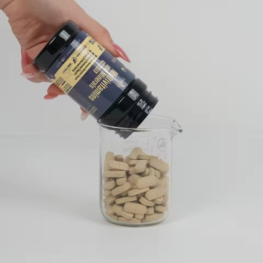 Trusted Supplier Daily Multivitamin and Minerals Tablets with B Complex Everyday Wellness Support for Adults Ready to Ship