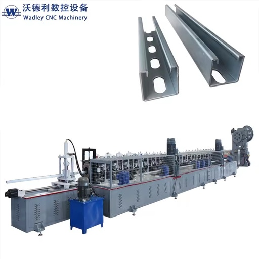 Manufacturing Automatic Solar Strut Roll Forming Machine Bracket Photovoltaic Solar Panel Structure Making Machine