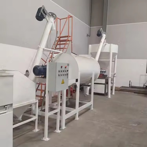 Complete Small-scale Automatic Dry Mortar Cement Production Line with Carbon Steel Screw Mixer and Gearbox