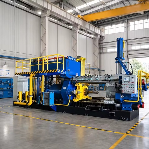 Turnkey Solution Industrial Horizontal Hydraulic Extrusion Press Machine for Continuous Metal Forming Line Use