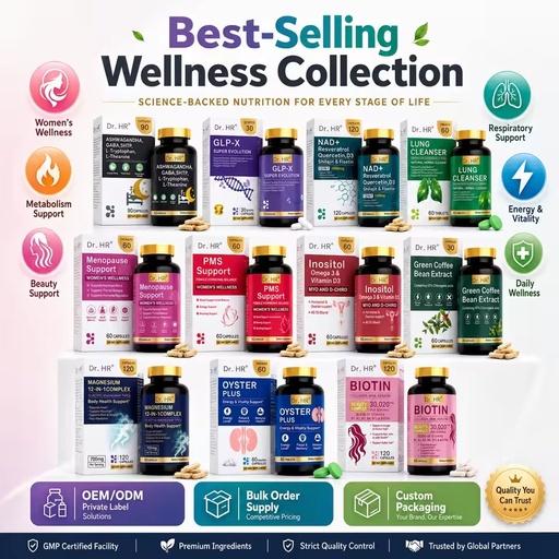In Stock Health Supplement Capsules Magnesium Biotin Sleep Support Women Probiotic Ovary Balance GLP 1 Green Coffee Lung Cleanse