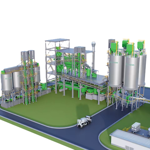 Magnesium Powder Lime Modular Grinding Unit Gypsum Powder Grinding System, Zinc Oxide, Alumina Manganese Dioxide Grinding Plant