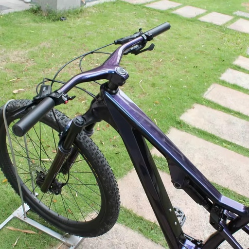 new product 2023 popular durable carbon fiber mountain bike frame full suspension duel suspension mountain bike