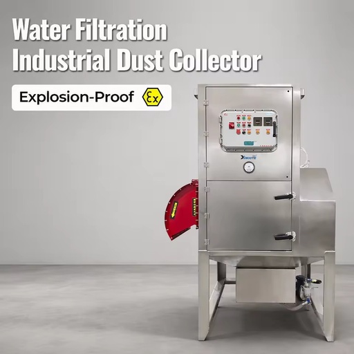 WET Filtration Explosion Proof Dust Collector for Combustible Metal Dust&chip of Aluminum,magnesium,stainless Steel&other Metals