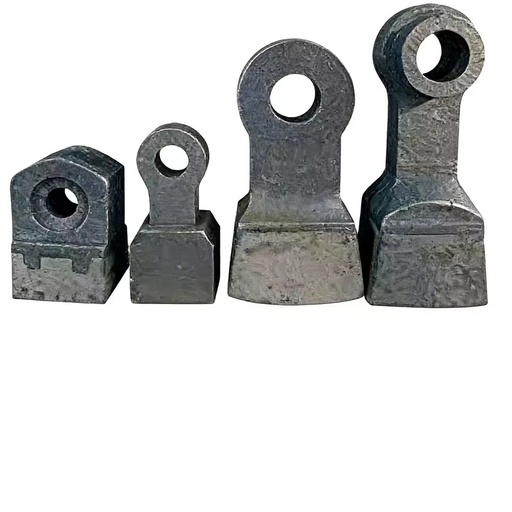 Factory Price High Manganese Steel Crusher Hammer Wear Resistant Impact Resistant Casting Spares for Gold Mining Ore Crusher
