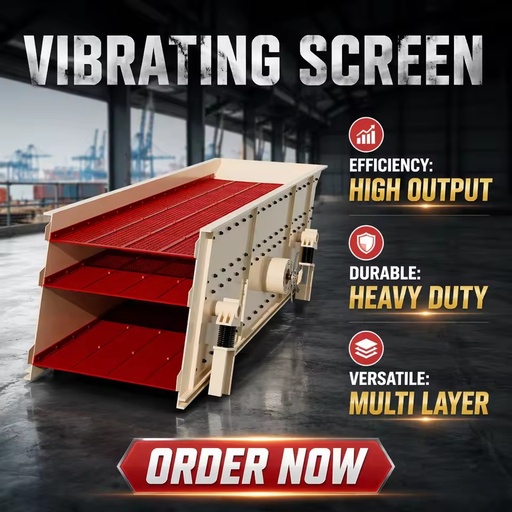 Huaye Multi-layer Vibrating Screen Machine with Motor & Engine 380V for Mining Aggregate Grading